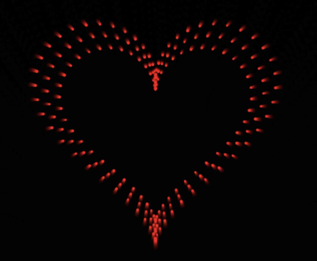 Pulsating Particle Heart